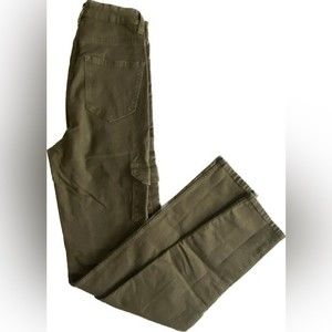 H&M cargo Jeans pants skinny jeans in khaki , women size US 2